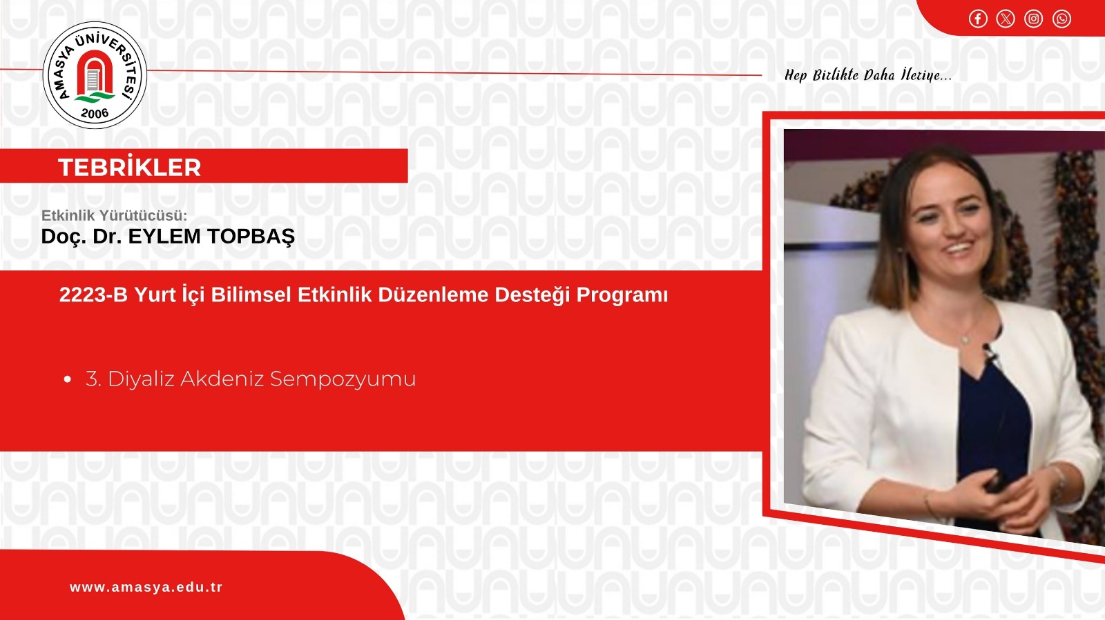 2223-B Yurt İçi Bilimsel Etkinlik Düzenleme Desteği Programı