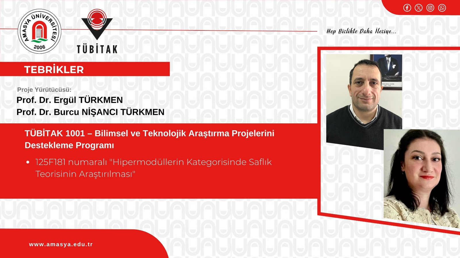 TÜBİTAK 1001 - Bilimsel ve Teknolojik Araştırma Projelerini Destekleme Programı
