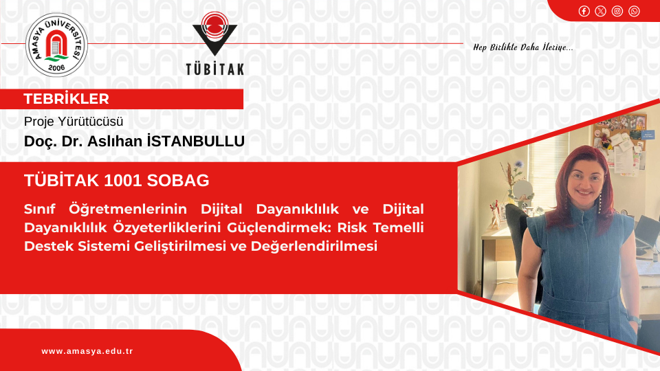 TÜBİTAK 1001 SOBAG - Doç. Dr. Aslıhan İSTANBULLU