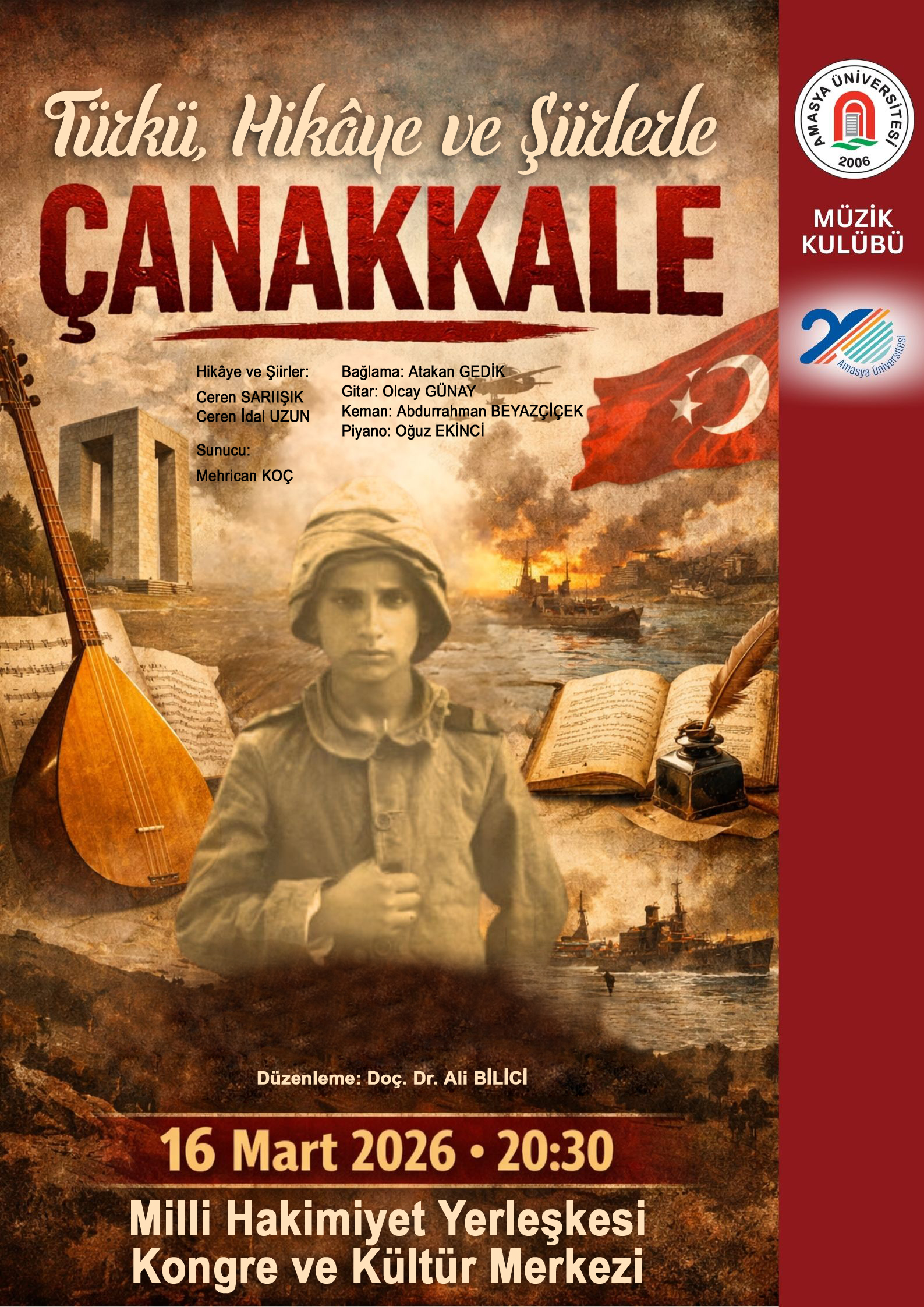 Türkü, Hikâye ve Şiirlerle Çanakkale