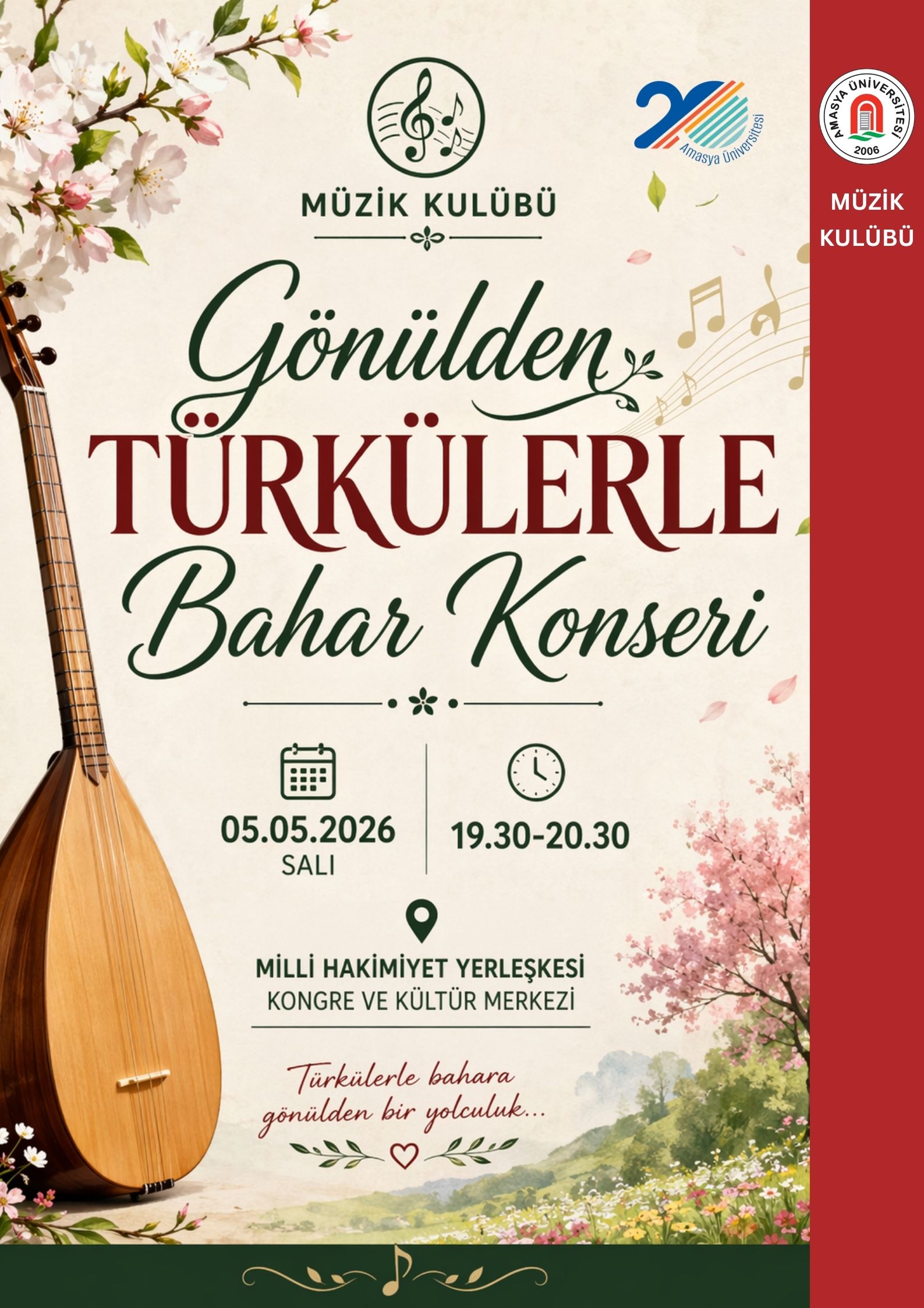 Gönülden Türkülerle Bahar Konseri