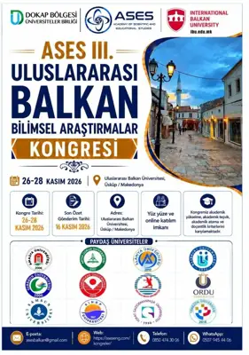 ASES III. Uluslararası Balkan Bilimsel Araştırmalar Kongresi