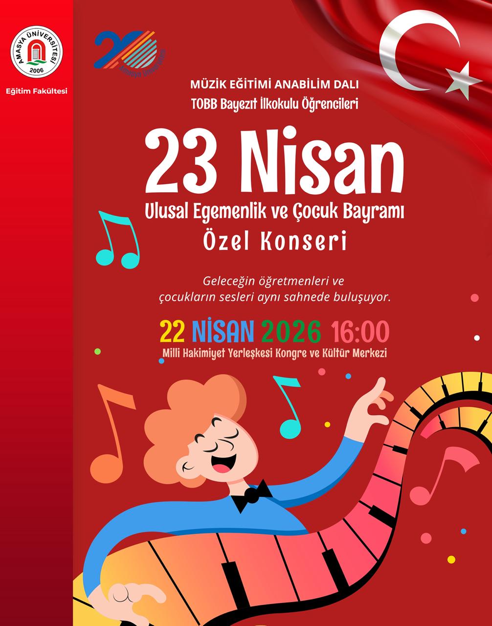 23 Nisan Ulusal Egemenlik ve Çocuk Bayramı Özel Konseri