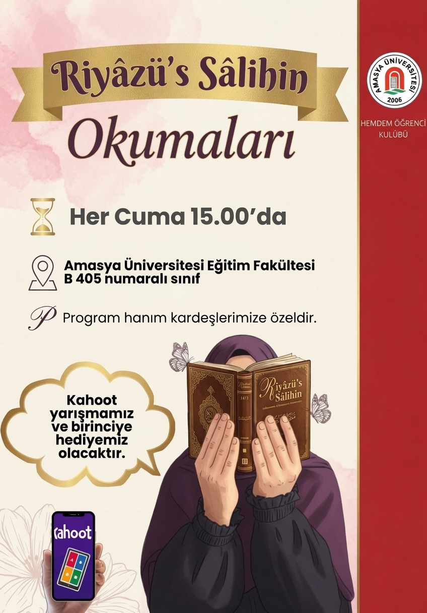 Riyâzü's Sâlihin Okumaları