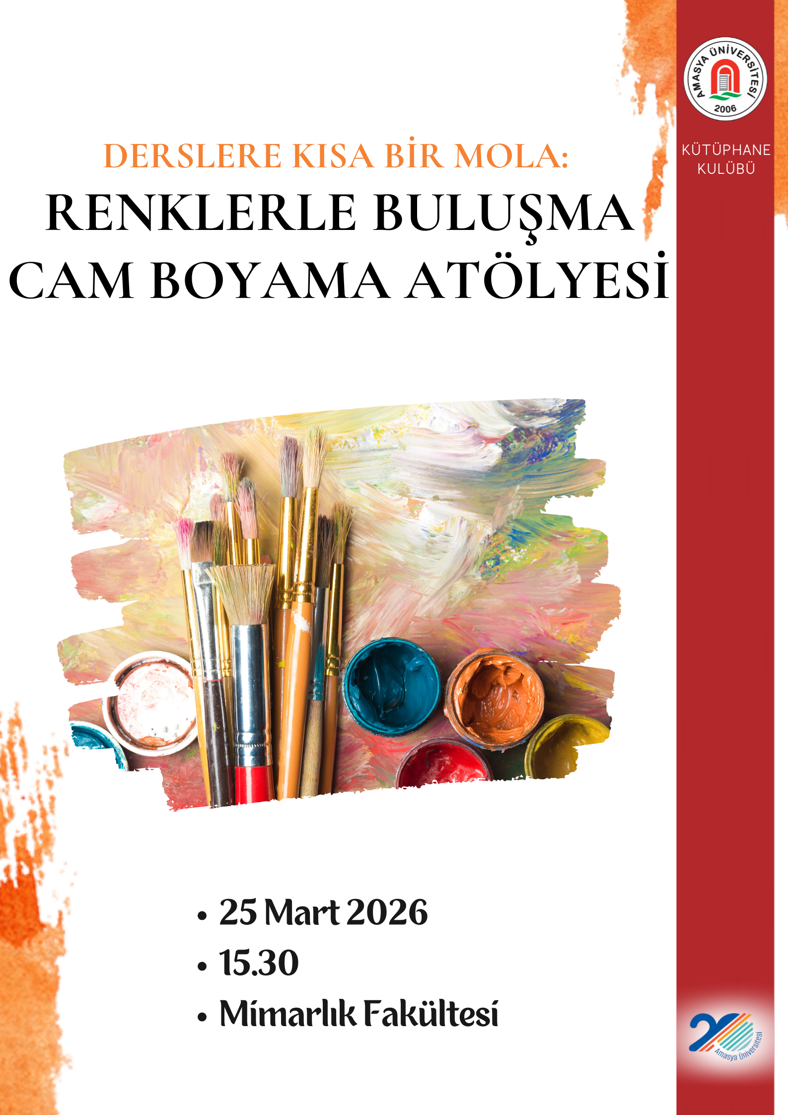 Renklerle Buluşma Cam Boyama Atölyesi