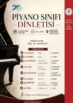 Piyano Sınıfı Dinletisi