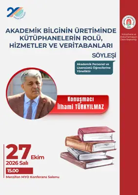 Akademik Bilginin Üretiminde Kütüphanelerin Rolü, Hizmetler ve Veritabanları (1)