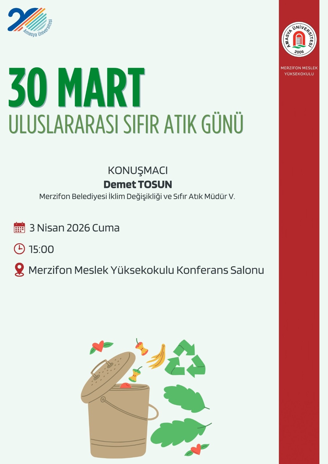 30 Mart Uluslararası Sıfır Atık Günü