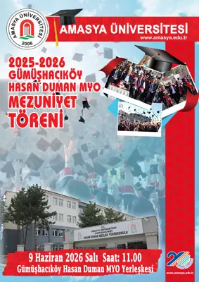 2025-2026 Gümüşhacıköy Hasan Duman Yüksekokulu Mezuniyet Töreni
