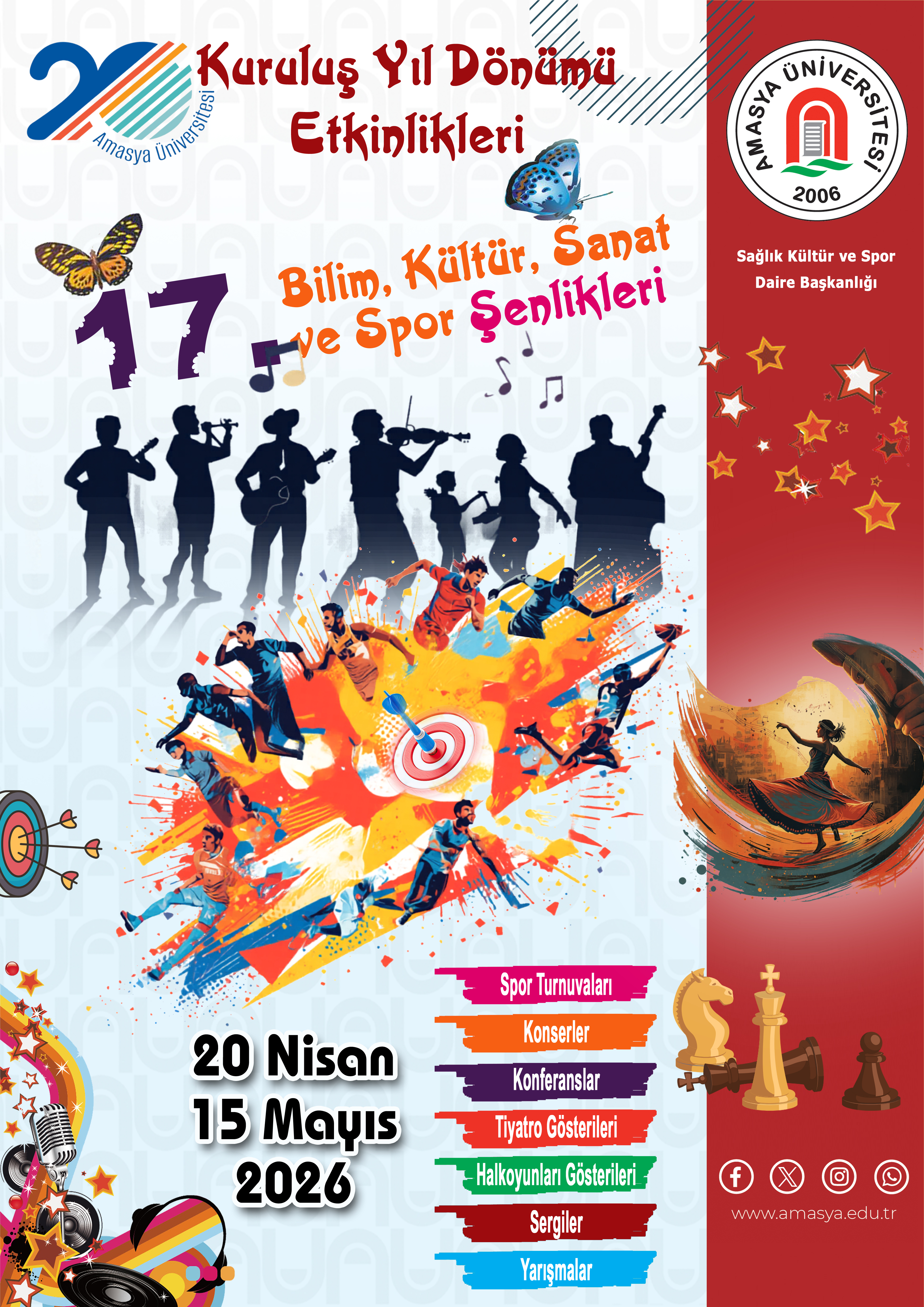 20. Kuruluş Yıl Dönümü Etkinlikleri-17. Bilim, Kültür. Sanat ve Spor Şenlikleri